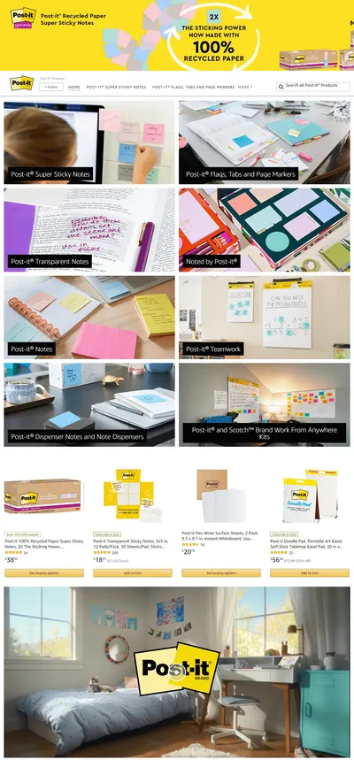 Brand Store for Amazon.com  Post-it® Products