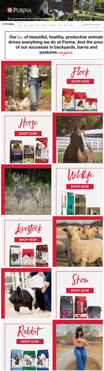 Brand Store for Amazon.com  Purina Animal Nutrition