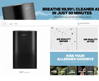 Brand Store for Amazon.com  PuroAir