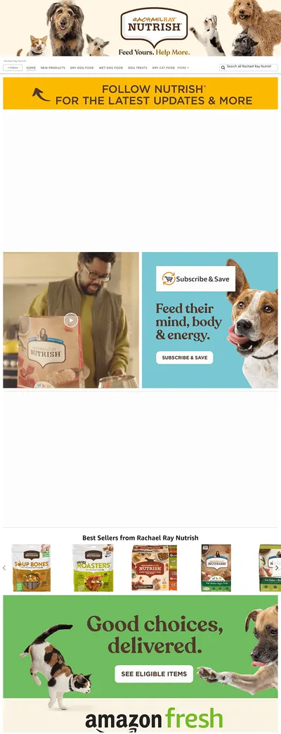 Brand Store for Amazon.com  Rachael Ray Nutrish