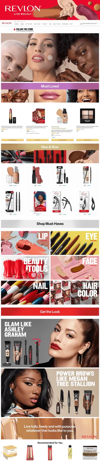Brand Store for Amazon.com  Revlon Consumer Products Corp.