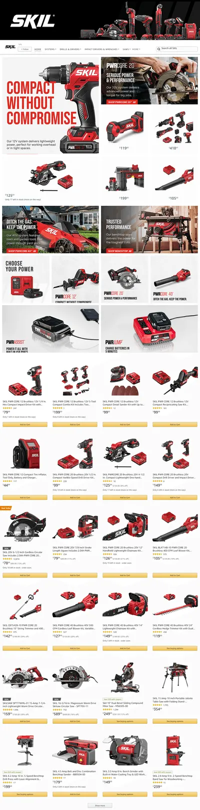 Brand Store for Amazon.com  SKIL