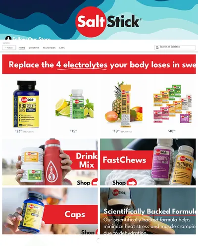 Brand Store for Amazon.com  SaltStick