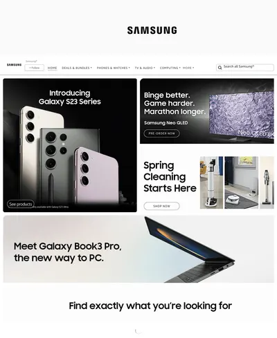 Brand Store for Amazon.com  Samsung®