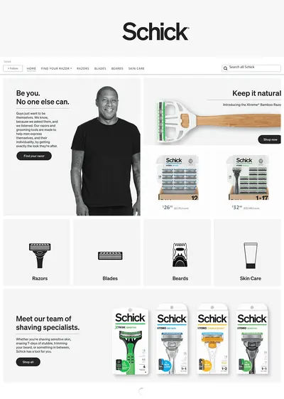 Brand Store for Amazon.com  Schick