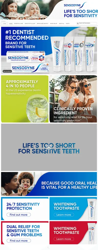 Brand Store for Amazon.com  Sensodyne
