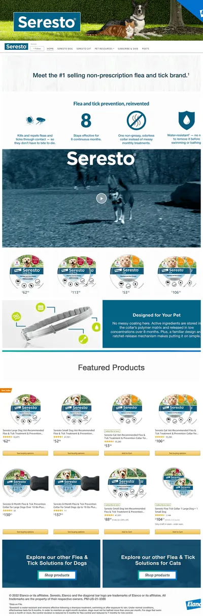 Brand Store for Amazon.com  Seresto