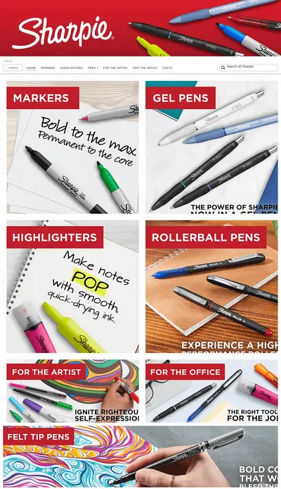 Brand Store for Amazon.com  Sharpie