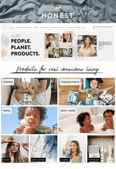 Brand Store for Amazon.com  The Honest Company