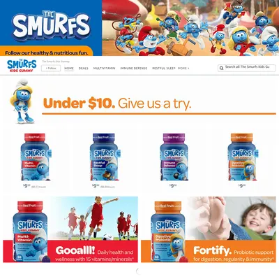 Brand Store for Amazon.com  The Smurfs Kids Gummy