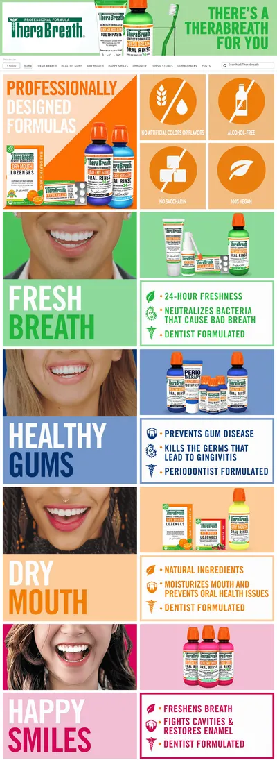 Brand Store for Amazon.com  TheraBreath