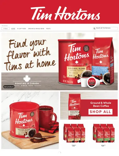 Brand Store for Amazon.com  Tim Hortons