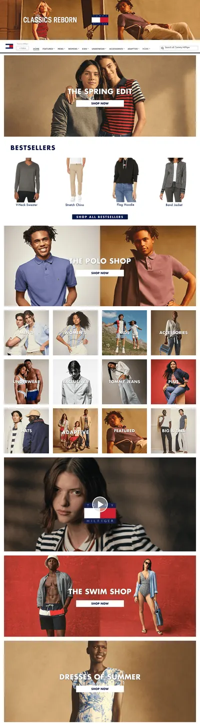 Brand Store for Amazon.com  Tommy Hilfiger