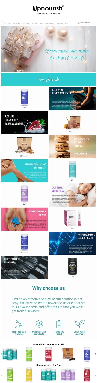 Brand Store for Amazon.com  UpNourish