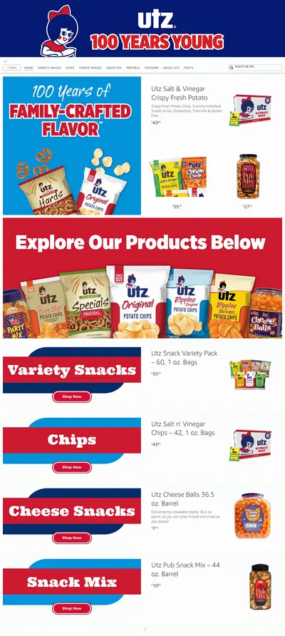 Brand Store for Amazon.com  Utz