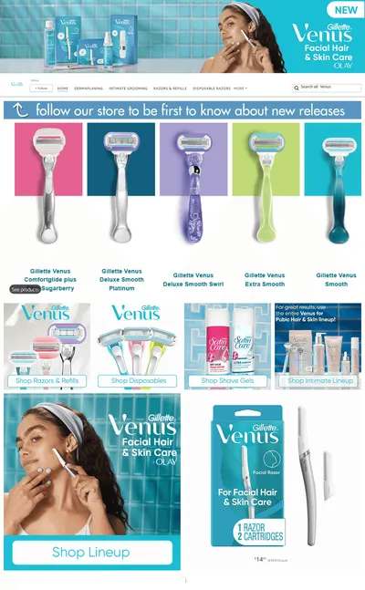 Brand Store for Amazon.com  Venus