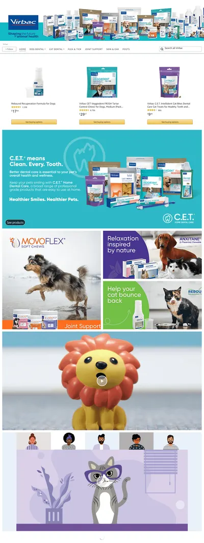 Brand Store for Amazon.com  Virbac