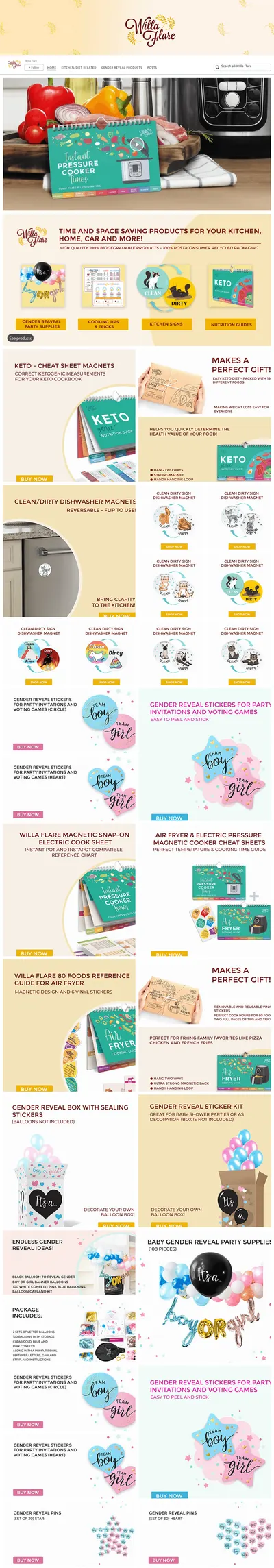 Brand Store for Amazon.com  Willa Flare