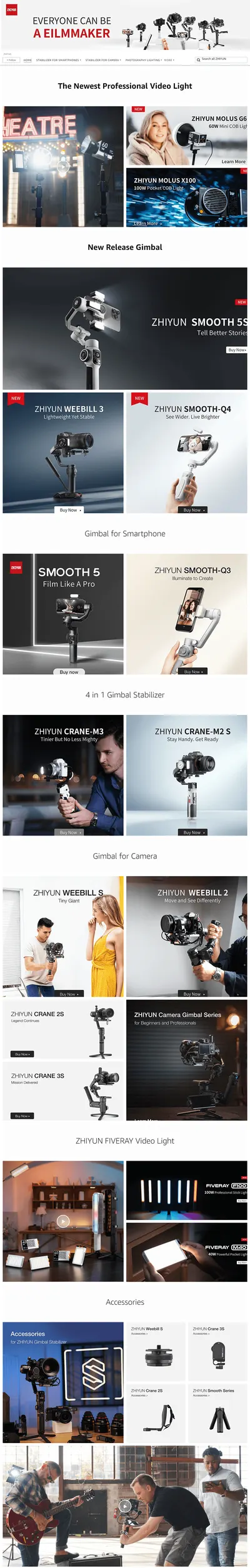 Brand Store for Amazon.com  ZHIYUN