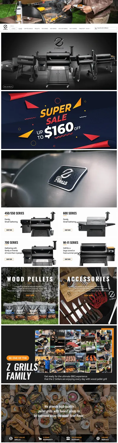 Brand Store for Amazon.com  Z GRILLS