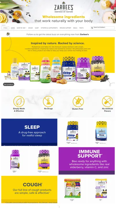Brand Store for Amazon.com  Zarbee s