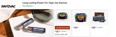 Sponsored Brands Ads for Amazon.com   aa battery