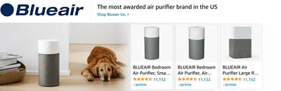 Sponsored Brands Ads for Amazon.com   air purifiers