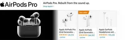 Sponsored Brands Ads for Amazon.com   airpods pro