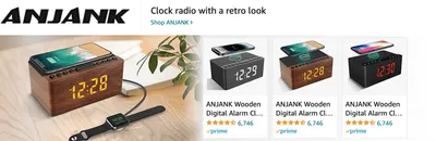Sponsored Brands Ads for Amazon.com   alarm clock