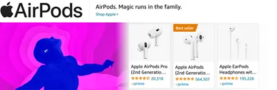 Sponsored Brands Ads for Amazon.com   apple airpods