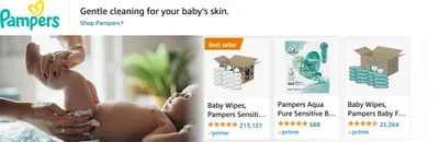 Sponsored Brands Ads for Amazon.com   baby