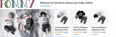 Sponsored Brands Ads for Amazon.com   baby boy clothes