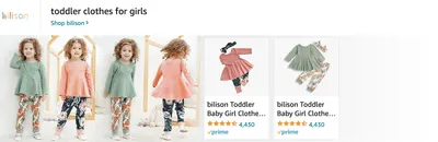 Sponsored Brands Ads for Amazon.com   baby girl clothes
