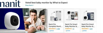 Sponsored Brands Ads for Amazon.com   baby monitor