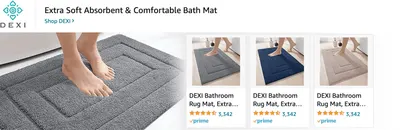 Sponsored Brands Ads for Amazon.com   bathroom rugs