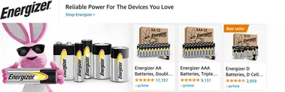Sponsored Brands Ads for Amazon.com   batteries
