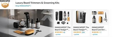 Sponsored Brands Ads for Amazon.com   beard grooming kit for men
