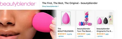 Sponsored Brands Ads for Amazon.com   beauty blender