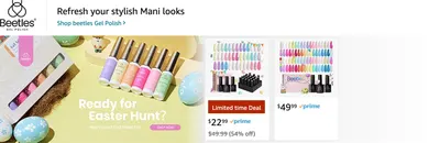 Sponsored Brands Ads for Amazon.com   beetles gel polish