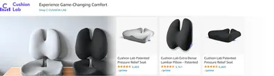 Sponsored Brands Ads for Amazon.com   body pillow