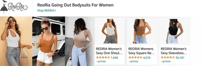 Sponsored Brands Ads for Amazon.com   bodysuit for women