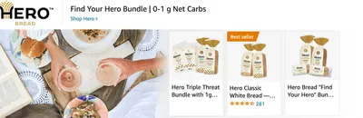 Sponsored Brands Ads for Amazon.com   bread