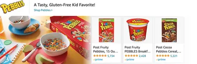 Sponsored Brands Ads for Amazon.com   cereal