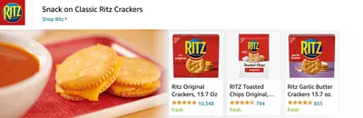 Sponsored Brands Ads for Amazon.com   cheese
