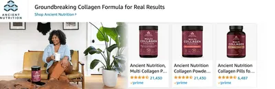 Sponsored Brands Ads for Amazon.com   collagen