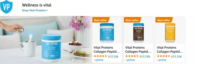 Sponsored Brands Ads for Amazon.com   collagen peptides powder