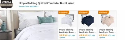 Sponsored Brands Ads for Amazon.com   comforters queen size