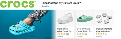 Sponsored Brands Ads for Amazon.com   crocs womens