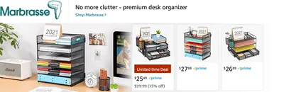 Sponsored Brands Ads for Amazon.com   desk organizers and accessories