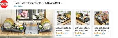 Sponsored Brands Ads for Amazon.com   dish drying rack